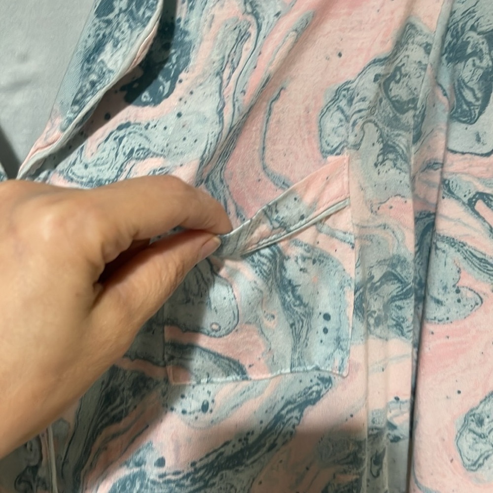PJ. Salvage Women’s Button Up Long Sleeve Pajamas Top Size XL - Picture 8 of 11